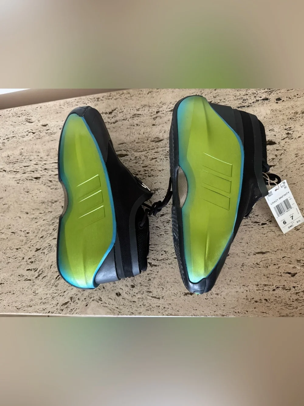 adidas Crazy liinfinity sneakers.  Unisex M6/W7. MSRP $173